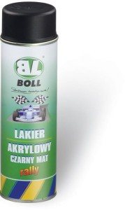 BOLL Lakier akrylowy czarny Matowy