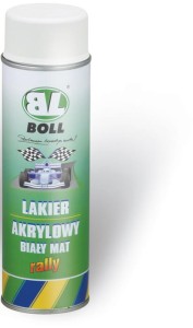 BOLL Lakier akrylowy biały MATOWY 500 ml