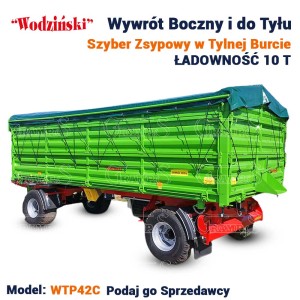 PRZYCZEPA ROLNICZA 10 T WYWROTKA  WTP42C