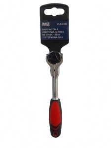 Grzechotka 1/4" z obrotową główką BASS
