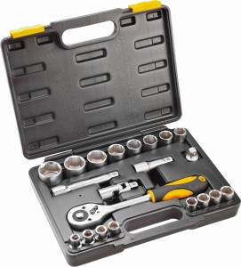 Zestaw kluczy nasadowych 1/2” TOPEX 38D642 