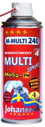 JOHANSSON M-MULTI 240 Preparat wielofunkcyjny z MoS2 400 ml 