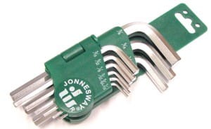 Kpl. kluczy ampulowych calowych 9szt JONENSWAY